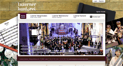 Desktop Screenshot of luzernerkantorei.ch